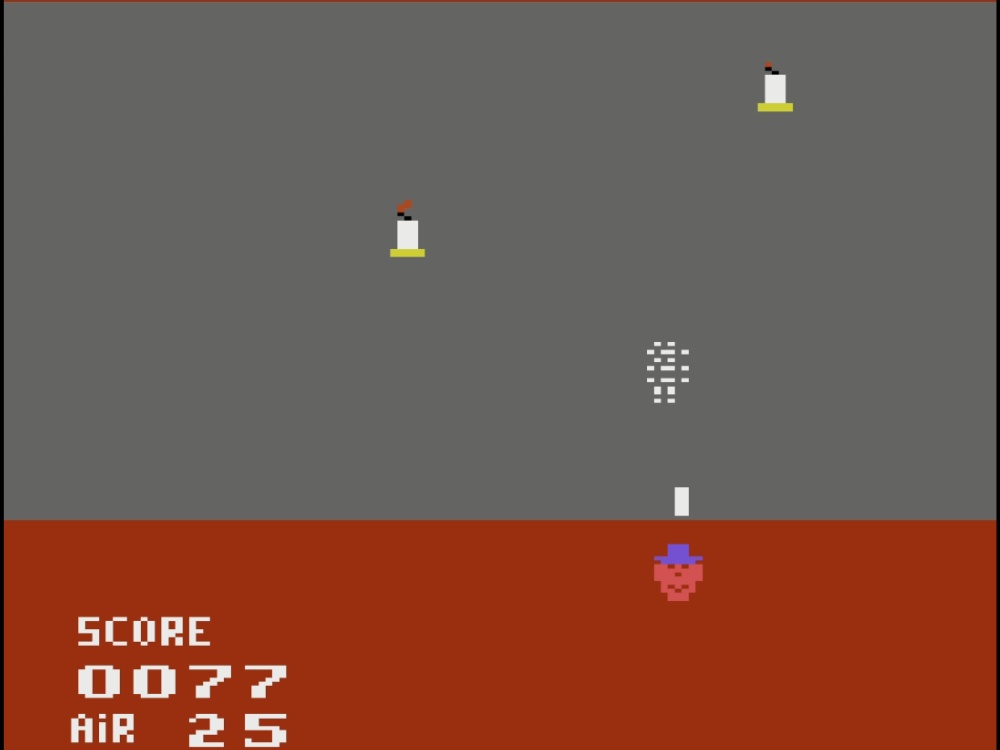 Gameplay of Birthday Mania for Atari 2600